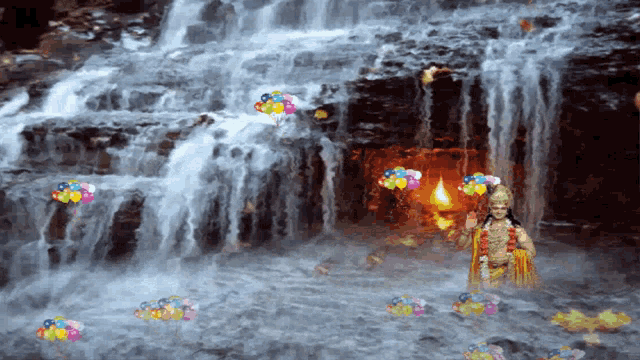 Jaikrishna Krishna GIF - Jaikrishna Krishna Waterfall GIFs