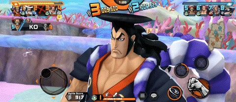 a screenshot of a video game shows a player 's battle score of 917 points