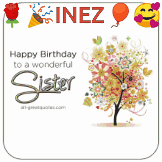 Sister Birthday GIF