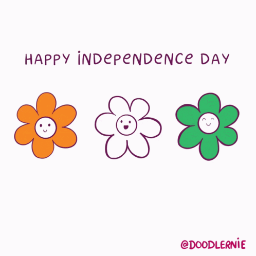 Happy Independence Day Doodlernie GIF