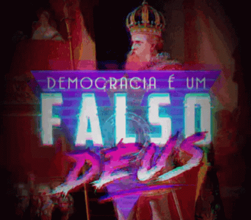 Vaporwave Democracia GIF - Vaporwave Democracia Deus GIFs