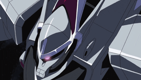 a cartoon drawing of a robot with a purple seat