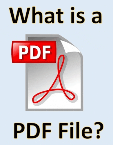 a picture of a pdf file with the words " what is a pdf file " below it