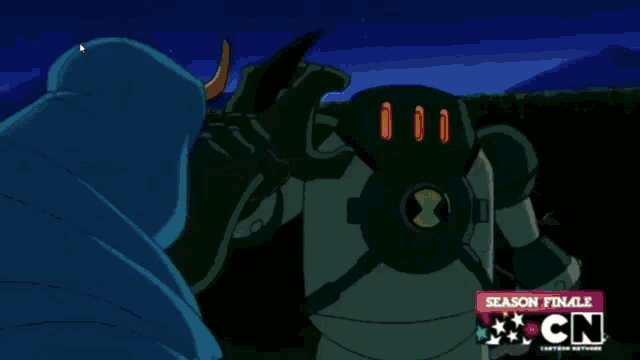 a cartoon with a cn logo on the bottom of it