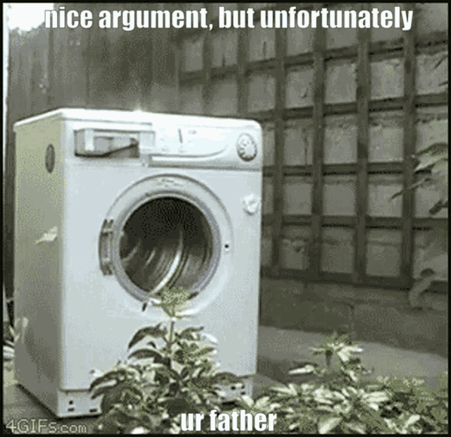 Ur Father Washing Machine GIF - Ur Father Washing Machine Brick GIFs