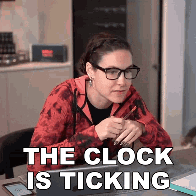The Clock Is Ticking Cristine Raquel Rotenberg GIF - The Clock Is Ticking Cristine Raquel Rotenberg Simply Nailogical GIFs