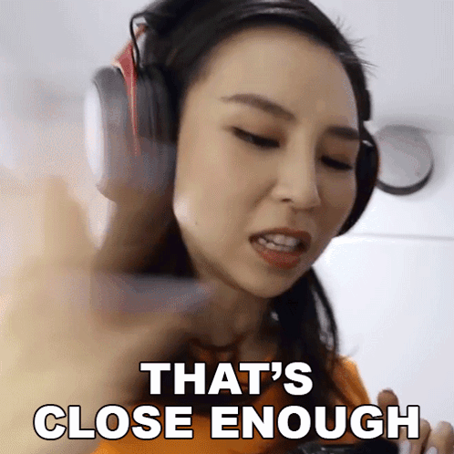 Thats Close Enough Tina Yong GIF - Thats Close Enough Tina Yong Good Enough GIFs