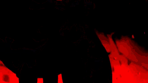 a cartoon drawing of a hand with a glowing light coming out of it