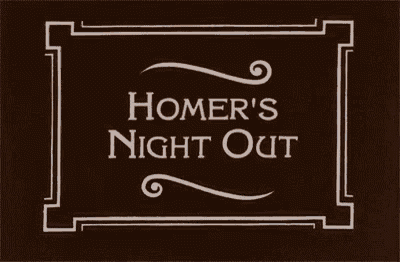 Homer'S Night Out - The Simpsons GIF - Simpsons Homer Night Out GIFs