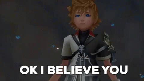 Kingdom Hearts Ok GIF - Kingdom Hearts Ok I Believe You GIFs