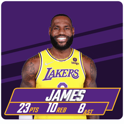 james has 23 pts and 10 reb in the last 8 games