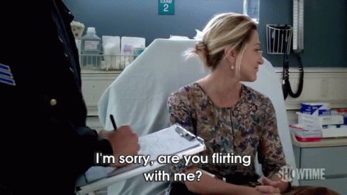 Flirting For The Newly Divorced GIF - Nurse Jackie Edie Falco GIFs