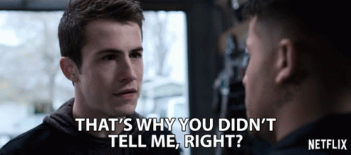 Thats Why You Didnt Tell Me Right Clay Jensen GIF - Thats Why You Didnt Tell Me Right Clay Jensen Dylan Minnette GIFs