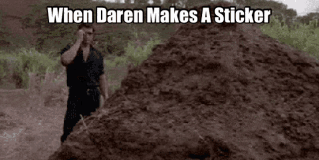 Daren Avett When Daren Makes A Sticker GIF - Daren Avett When Daren Makes A Sticker That Is One Big P Ile Of Shit GIFs