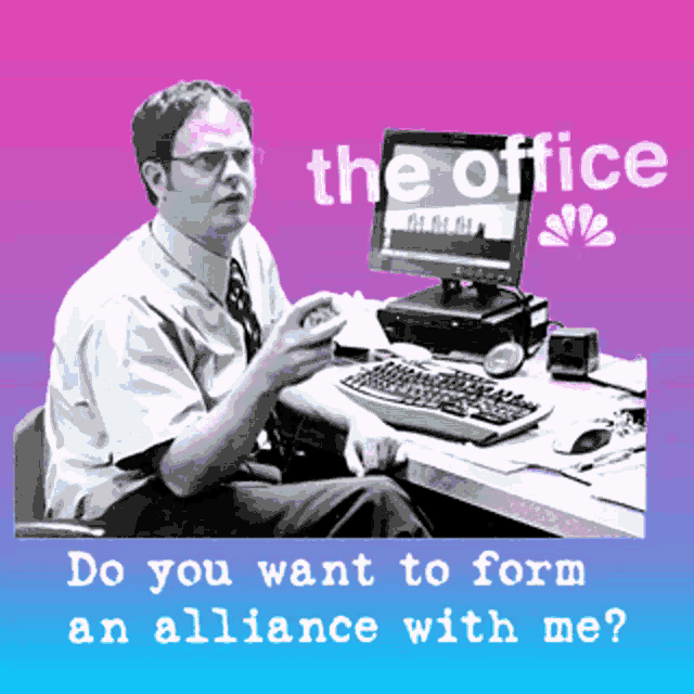 Dwight Schrute The Office GIF - Dwight Schrute The Office Alliance GIFs