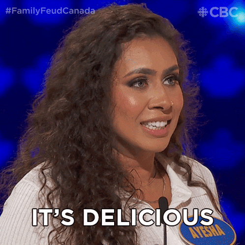 It'S Delicious Family Feud Canada GIF - It'S Delicious Family Feud Canada It Tastes Good GIFs