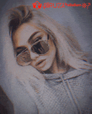 a woman 's face is obscured by a white circle and the word giruza is on the bottom right corner