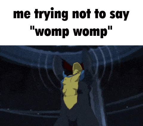 a picture of a cartoon character with the words " me trying not to say "