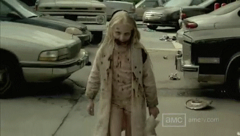 Creepy Kid GIF - Thewalkingdead Zombie When Bae Is Mad GIFs