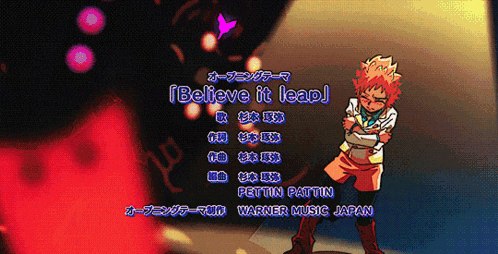 believe it leap is the name of the song that is being performed