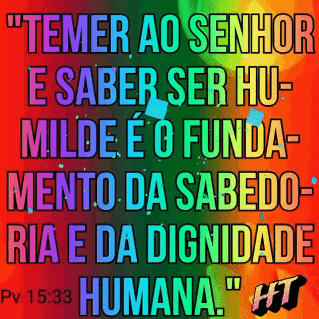 a colorful poster with a quote from the bible