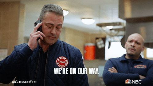 Were On Our Way Kelly Severide GIF - Were On Our Way Kelly Severide Joe Cruz GIFs
