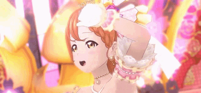 a cartoon girl with a tiara on her head