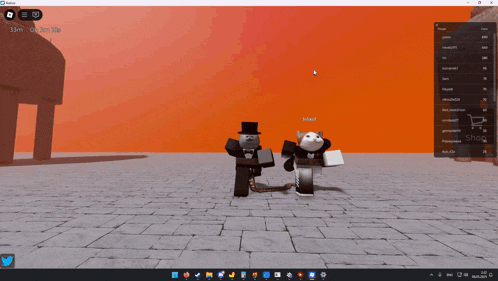 a screenshot of a video game shows a cat in a top hat and bow tie