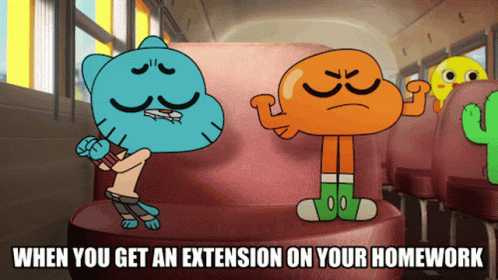 The Amazing World Of Gumball When You Get An Extension On Your Homework GIF - The Amazing World Of Gumball When You Get An Extension On Your Homework Homework GIFs