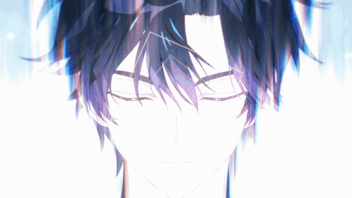 a close up of a man with his eyes closed