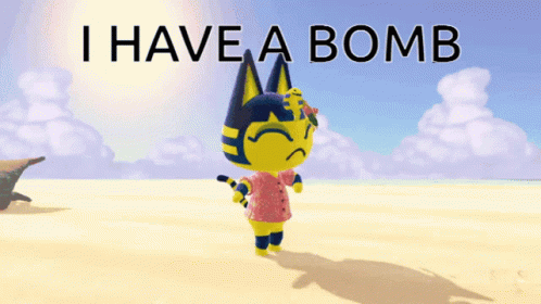 Ankha I Have A Bomb GIF - Ankha I Have A Bomb Animal Crossing GIFs