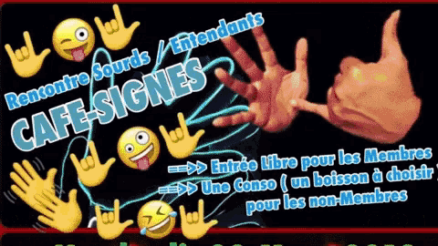 Café Signes GIF - Café Signes Sign Language GIFs