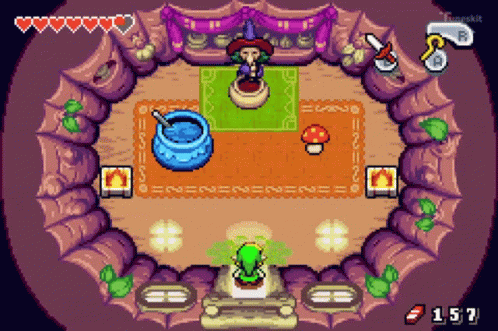 Legend Of Zelda Minish Cap GIF - Legend Of Zelda Minish Cap Witch Hut GIFs