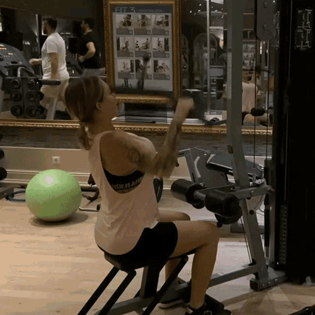 Work Out Tracy GIF - Work Out Tracy Tracy Kiss GIFs
