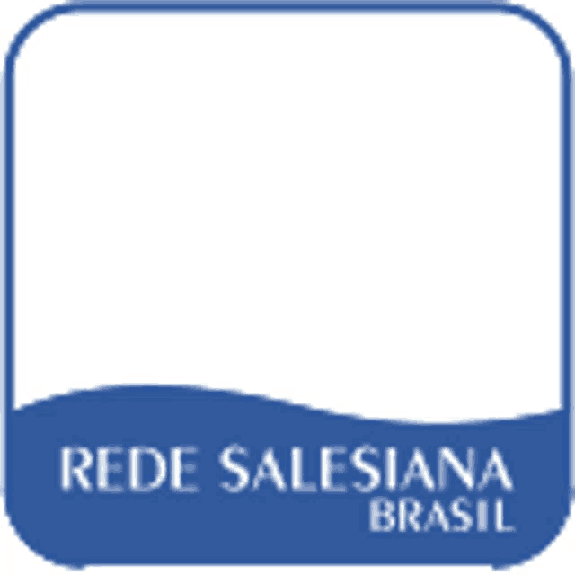 the logo for rede salesiana brasil has a blue s on it