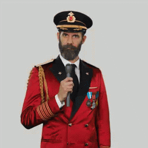 Captain Obvious GIF - Captain Obvious Mic Drop Hotels GIFs