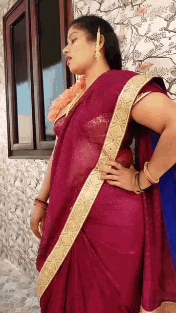 Saree Sareefans GIF - Saree Sareefans Saree Blouse GIFs