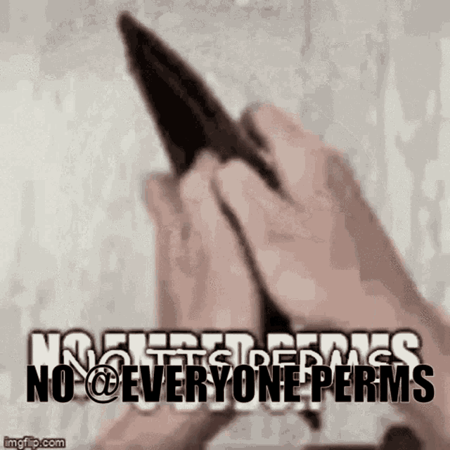No Perms GIF - No Perms Everyone GIFs