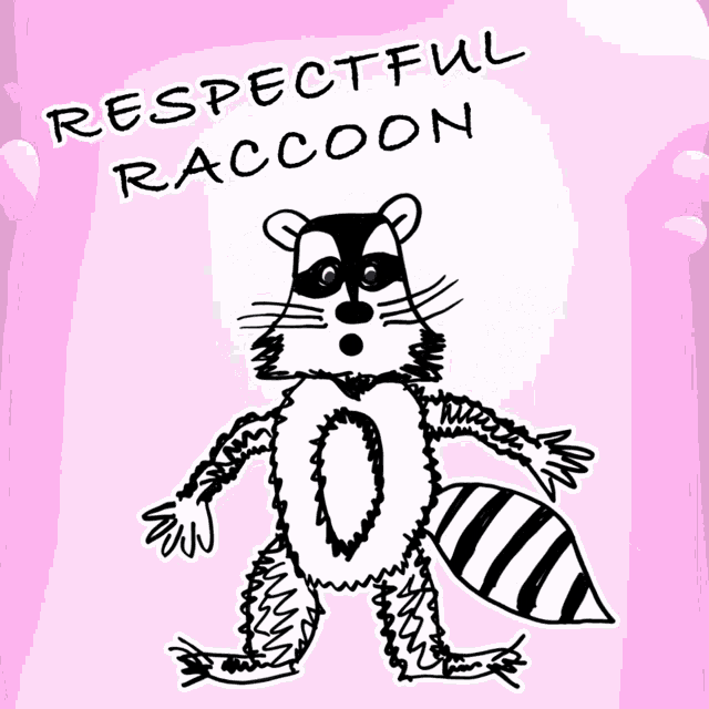 Respectful Racoon Veefriends GIF - Respectful Racoon Veefriends Polite GIFs