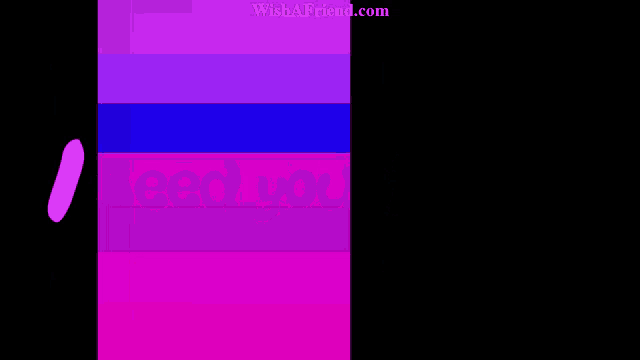 a purple and blue striped background with the words i need yo