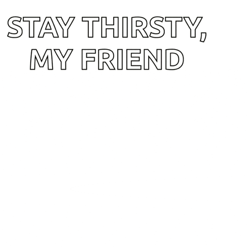 a bottle of magna roja beer with the words " stay thirsty my friend it 's thursday " below it