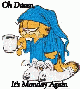 Oh Damn Monday Again Garfield GIF - Oh Damn Monday Again Garfield GIFs