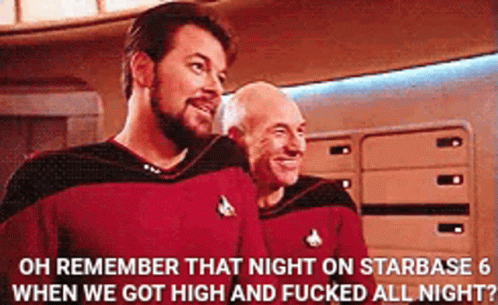 Oh Remember That Night Funny GIF - Oh Remember That Night Funny Star Trek GIFs