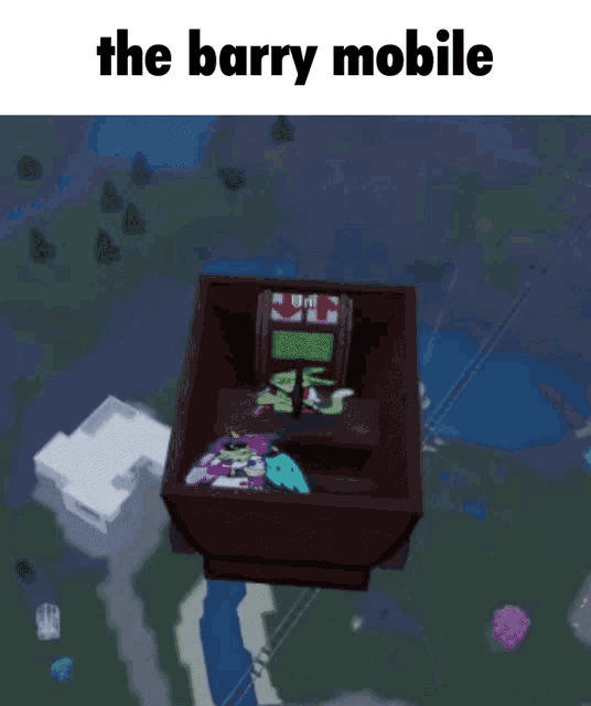 a screenshot of a video game that says the barry mobile on it