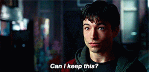 Justice League The Flash GIF - Justice League The Flash Can I Keep This GIFs
