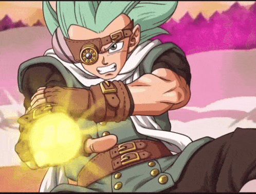 a cartoon character with a watch on his wrist that says ' gd '