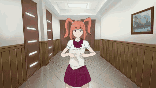 Anime Paper Girl GIF - Anime Paper Girl GIFs