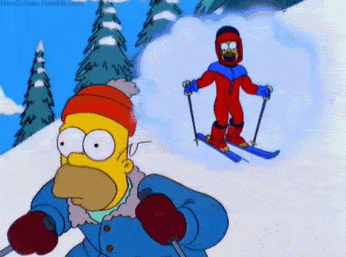 The Simpsons Homer Simpson GIF - The Simpsons Homer Simpson Snow GIFs