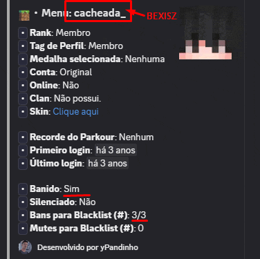 a screenshot of a game with the name cacheada on the top left