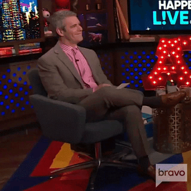 Smiling Andy Cohen GIF - Smiling Andy Cohen Watch What Happens Live With Andy Cohen GIFs